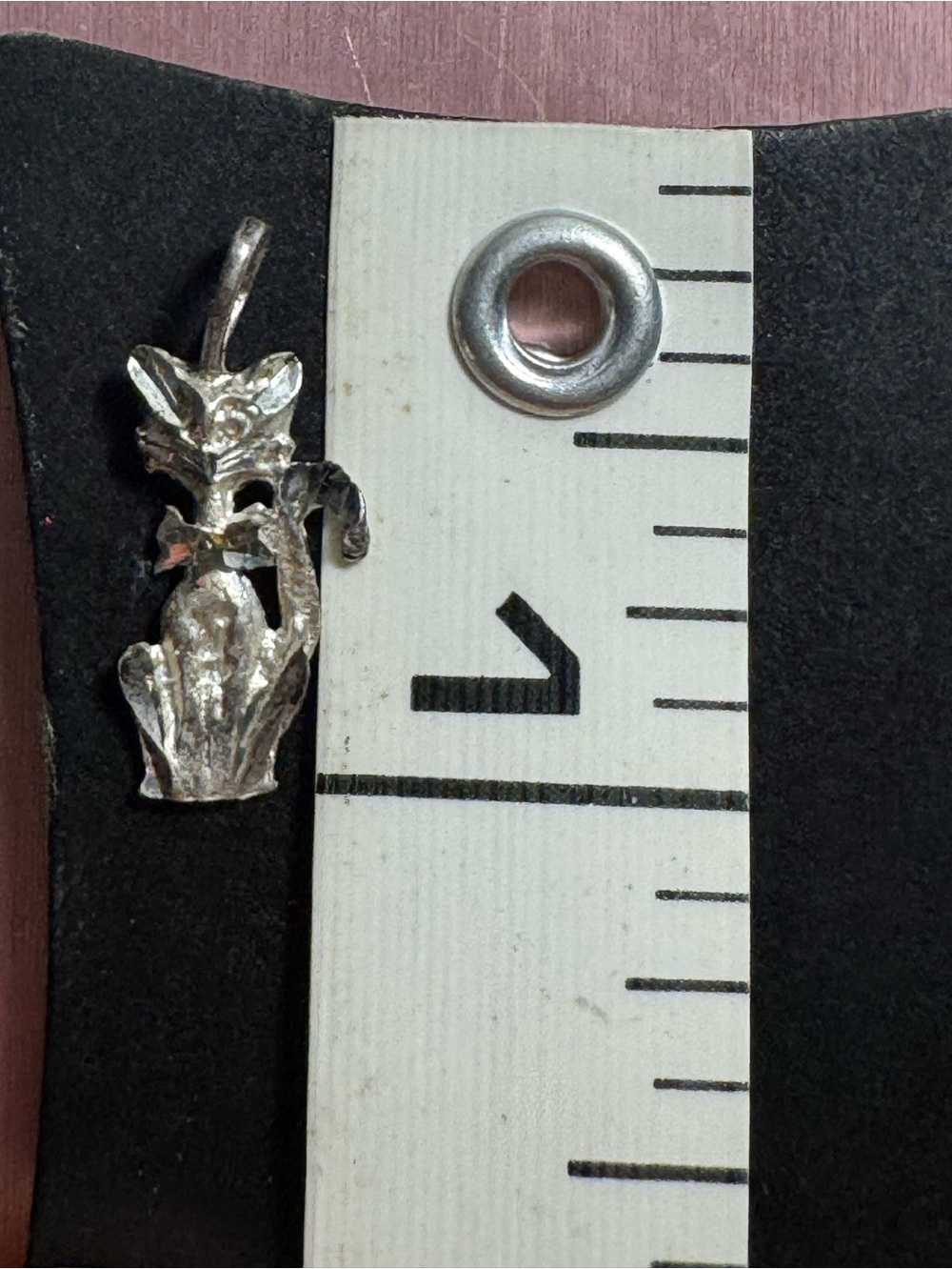 Sterling Silver Cat Charm Pendant - Jewelry